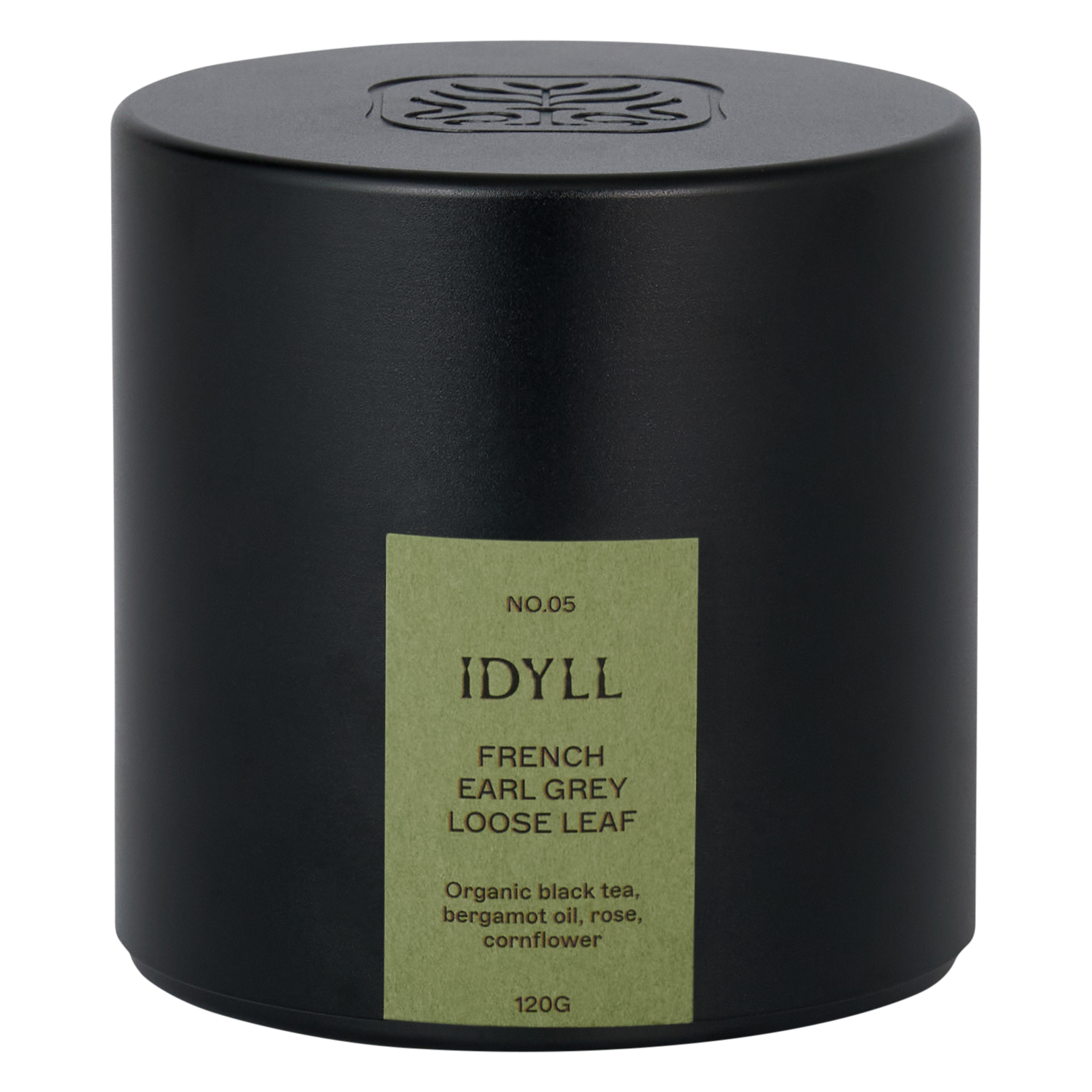 Organic French Earl Grey loose leaf tea capsule by Idyll