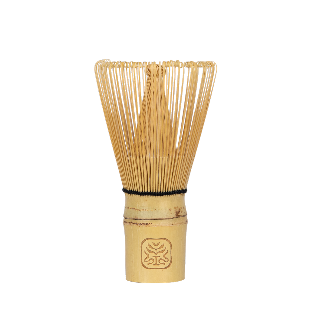 Traditional Japanese bamboo chasen whisk with 120 prongs