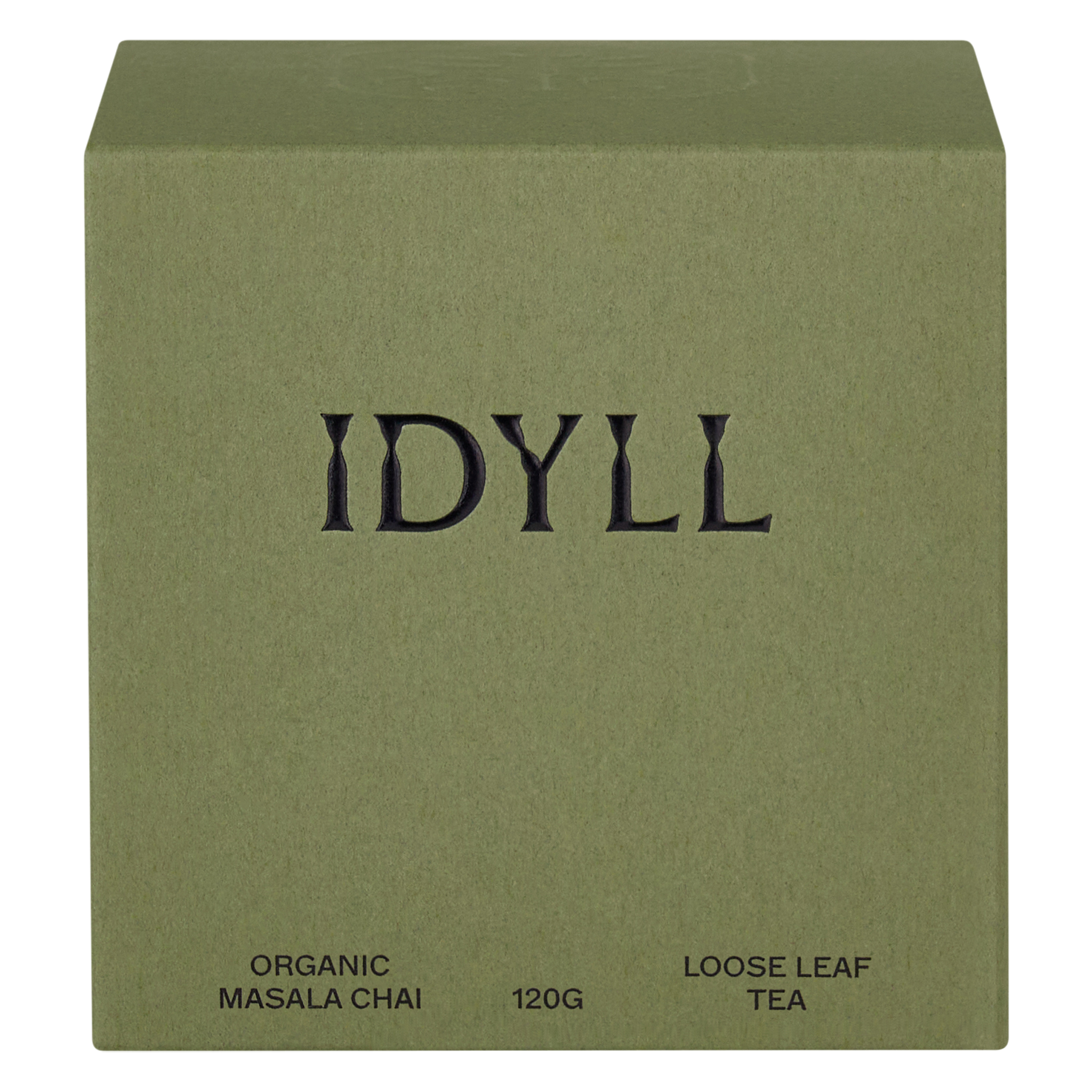 Organic Masala Chai loose leaf tea box by Idyll